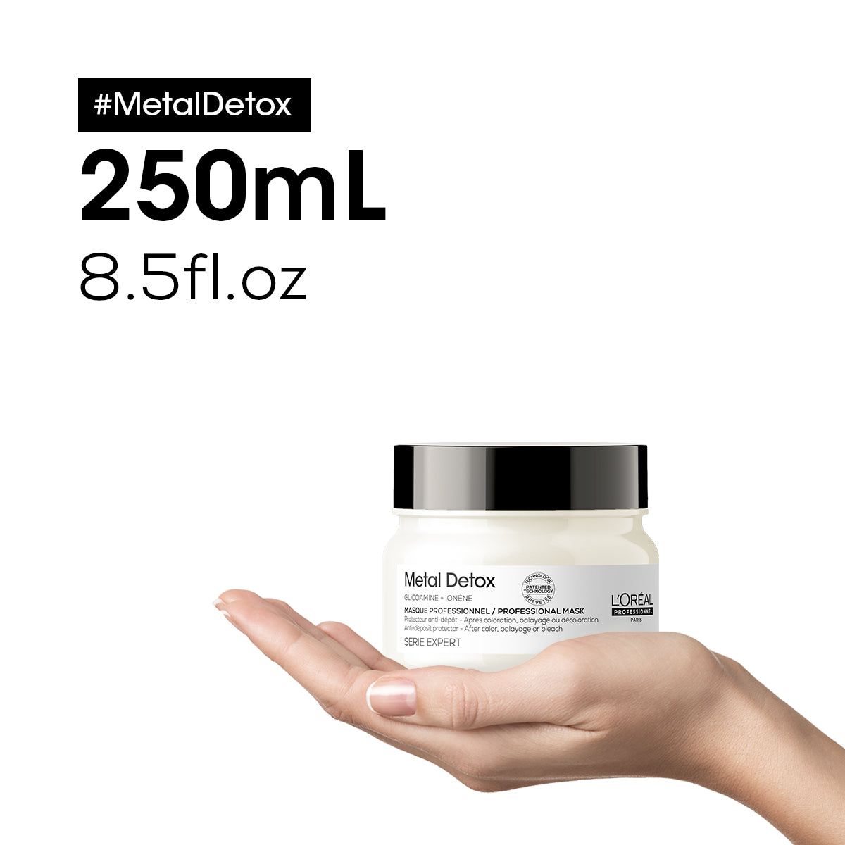 Mascarilla profesional Metal Detox desintoxicación L'Oréal Professionnel 250ml