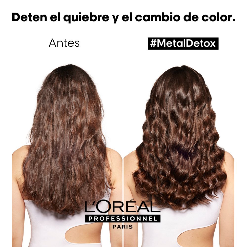 Crema para peinar protección UV Metal Detox Anti-Quiebre para Cabello Dañado 100ml Loreal Professionnel