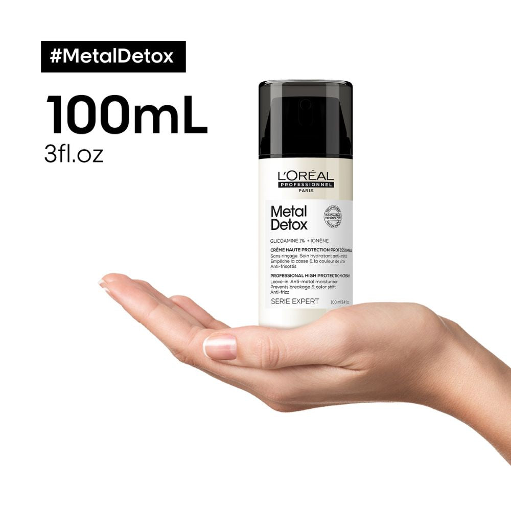 Crema para peinar protección UV Metal Detox Anti-Quiebre para Cabello Dañado 100ml Loreal Professionnel