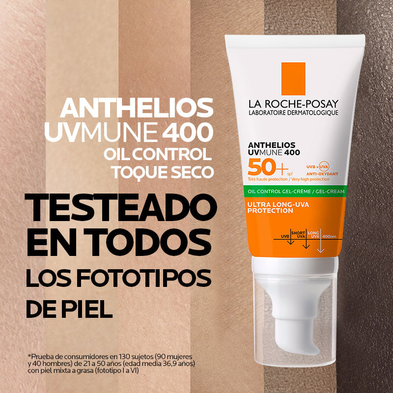 La Roche Posay-Anthelios clean touch gel crema toque seco spf 50 - 50 ml