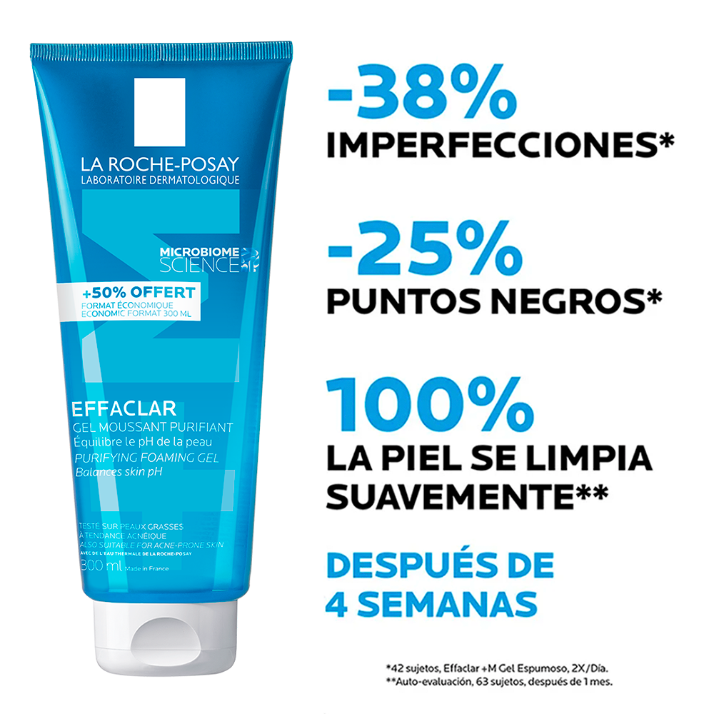 La Roche Posay-Effaclar gel limpiador purificante 300 ml