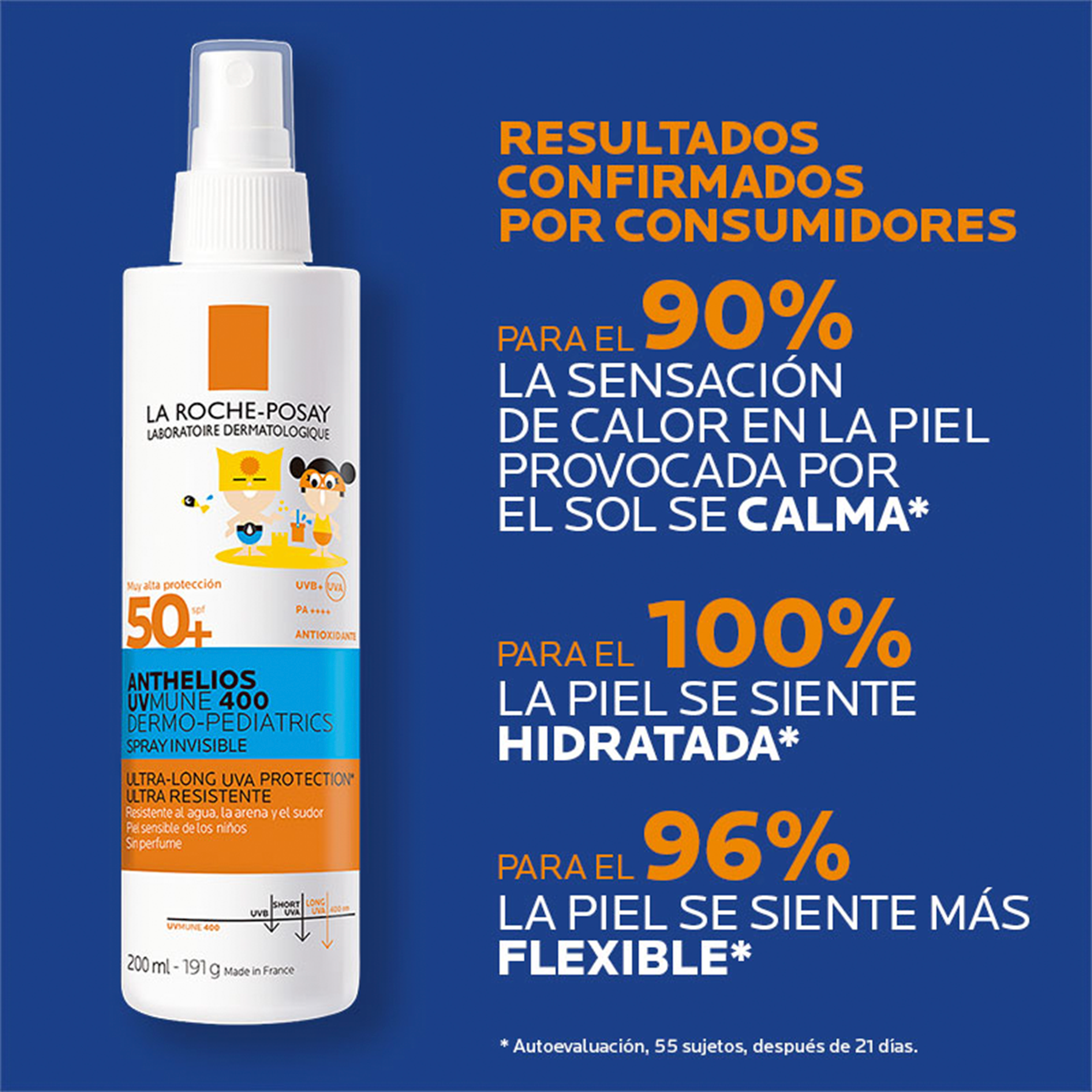 Anthelios UVMUNE 400 Dermo pediátrico spray invisible SPF50+