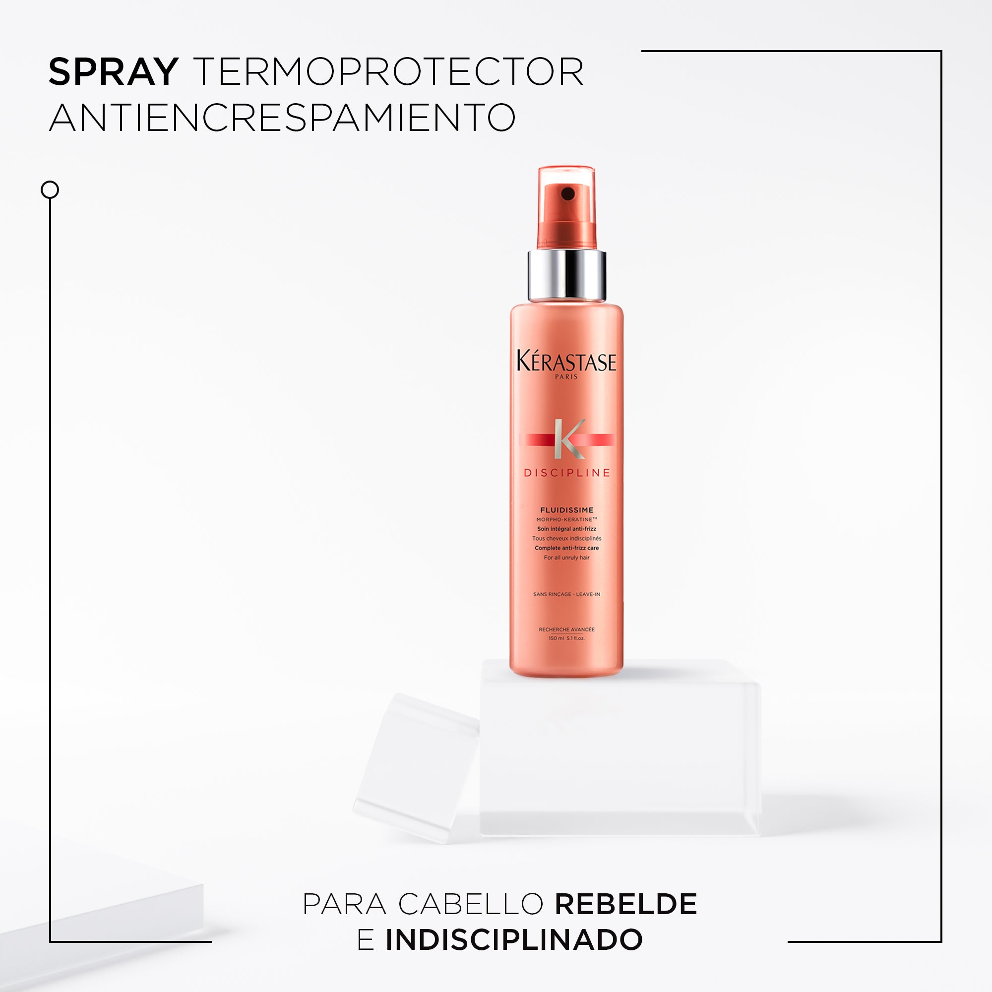 Spray Discipline Termo Protector anti-frizz 150 ML.