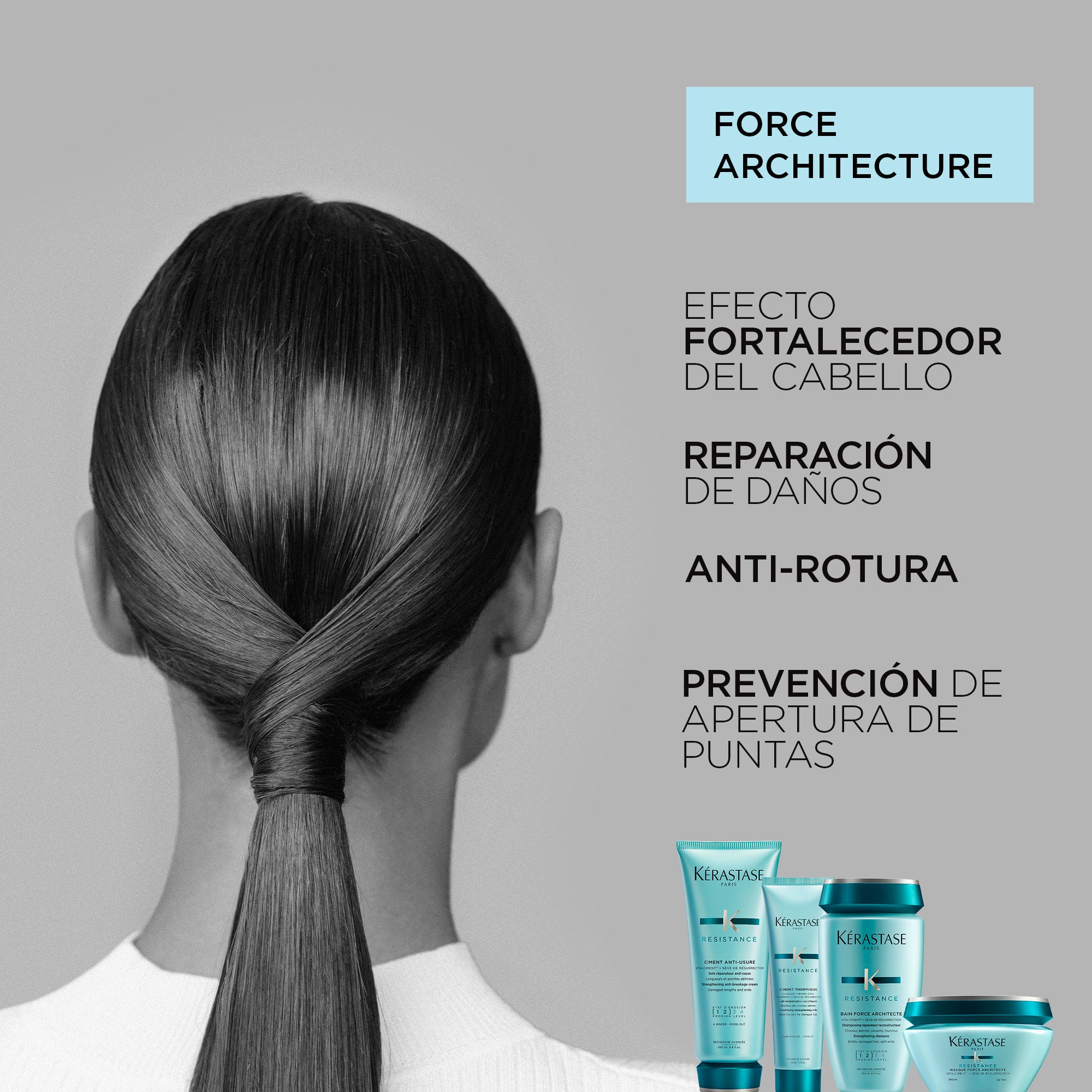 Shampoo Kérastase Résistance Force Architecte reparación cabello dañado 250ml