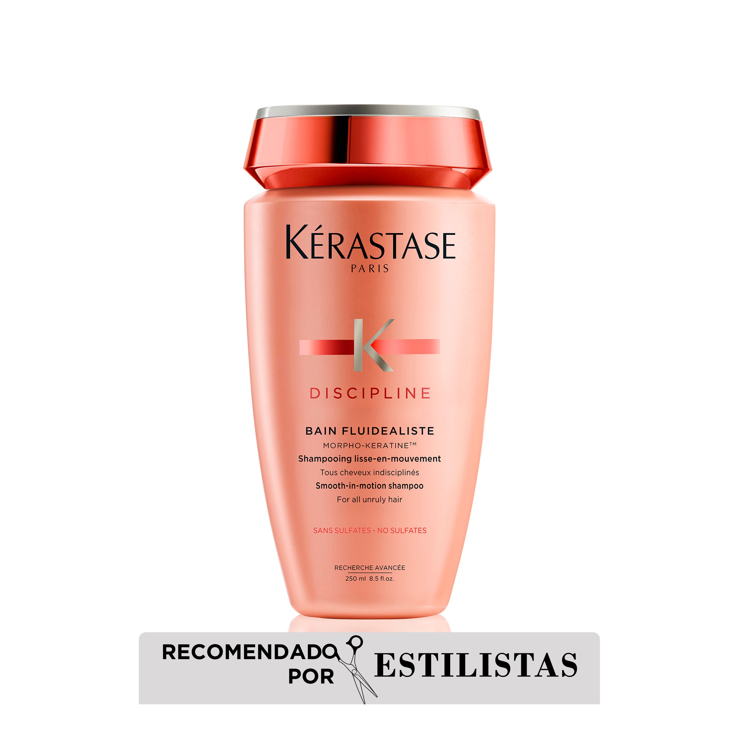 Shampoo Kérastase Discipline Fluidealiste control frizz sin sulfatos 250ml