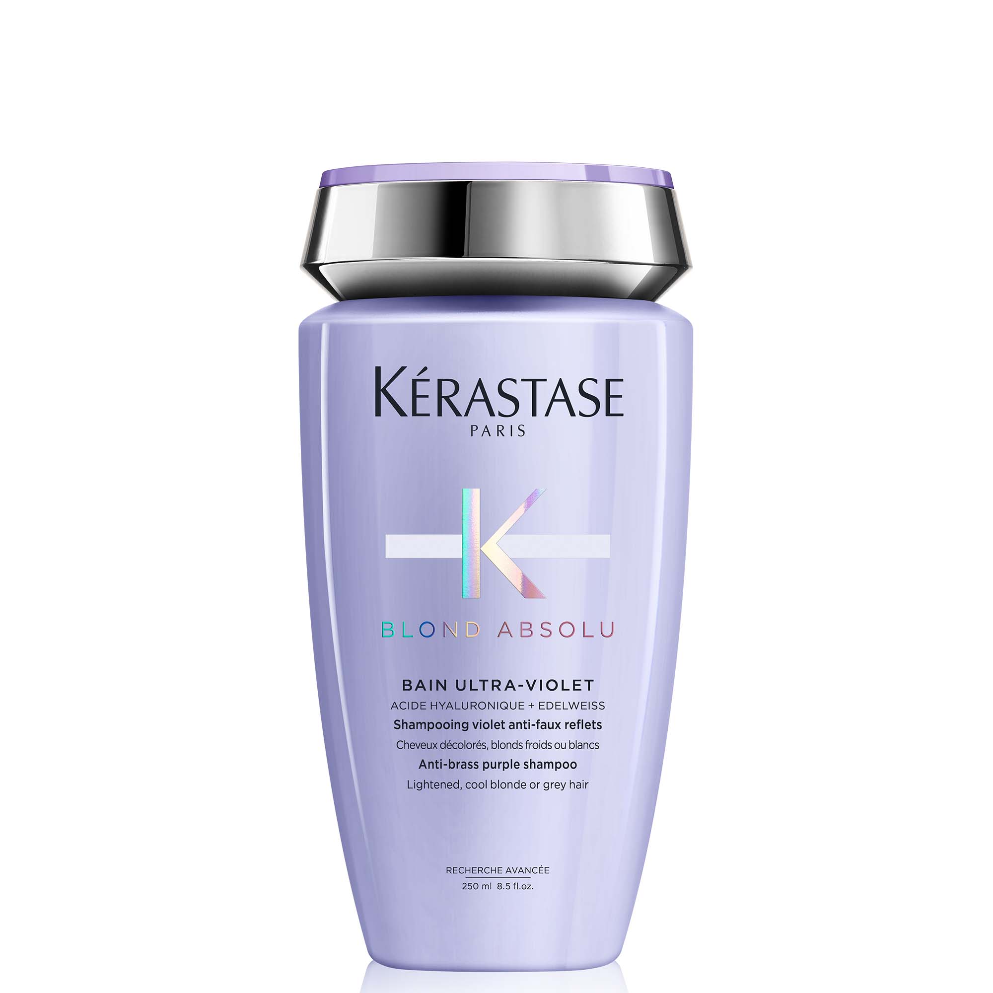 Shampoo Kérastase Blond Absolu Ultra Violet neutraliza tonos amarillos 250ml