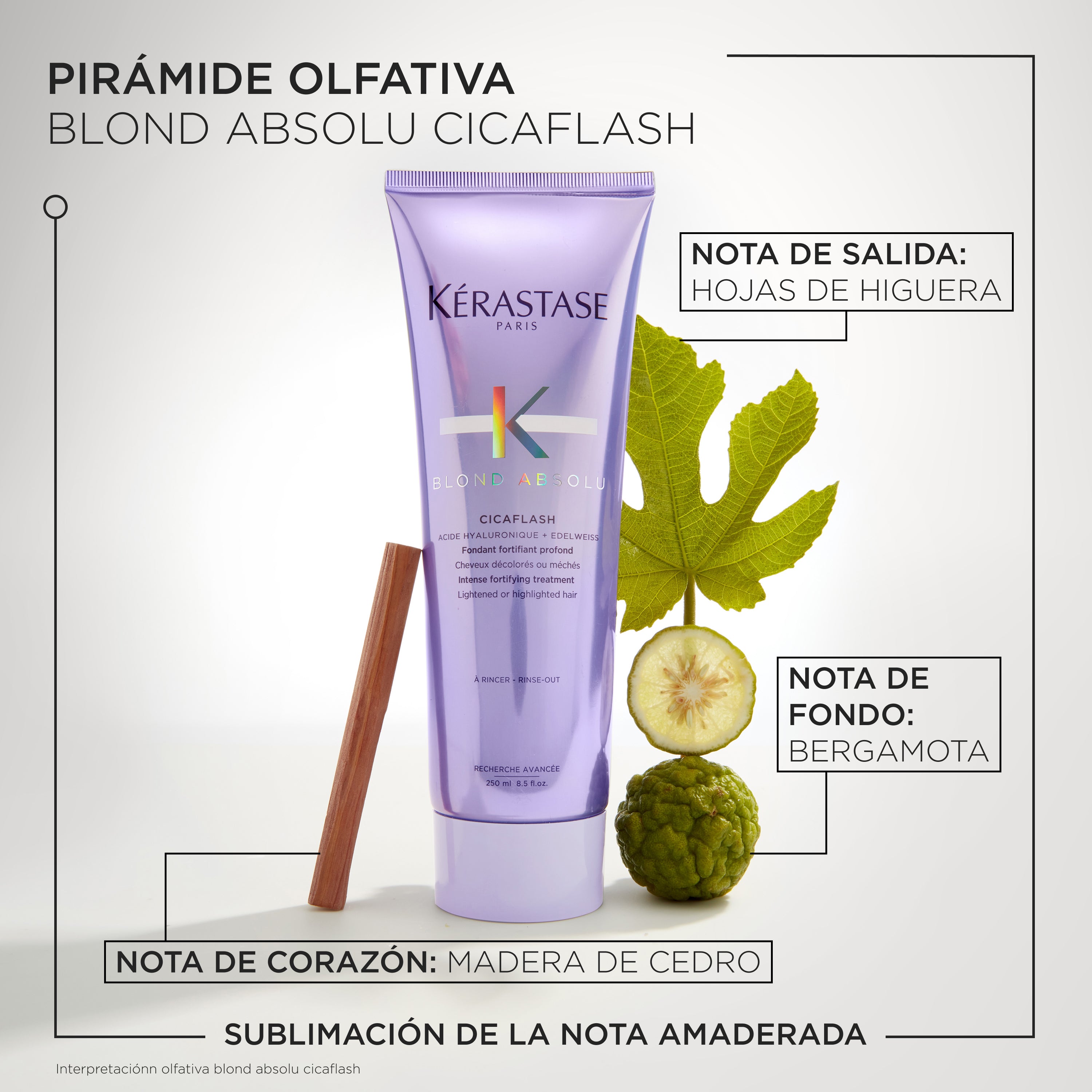 Acondicionador Kérastase Blond Absolu Cicaflash cuidado rubio 250ml