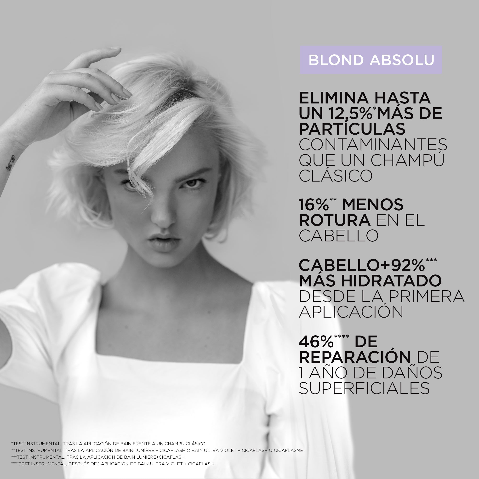 Mascarilla Kérastase Blond Absolu Ultra Violet neutraliza rubios 200ml