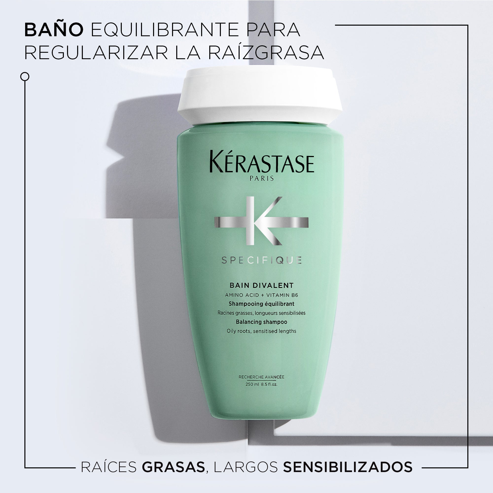 Shampoo Kérastase Spécifique Divalent raíz grasa 250ml