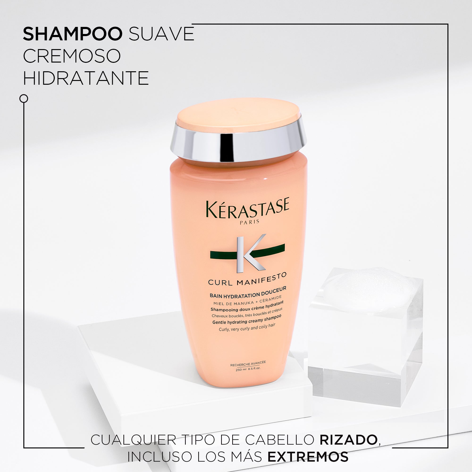 Shampoo Kérastase Curl Manifesto Douceur hidratación crespos 250ml