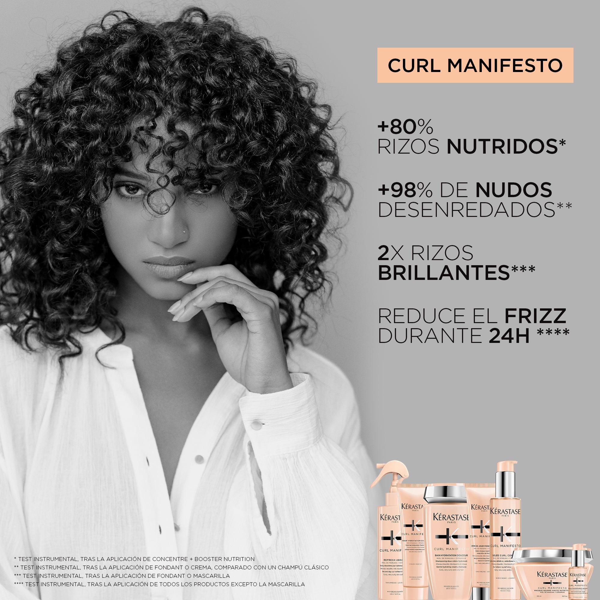 Shampoo Kérastase Curl Manifesto Douceur hidratación crespos 250ml