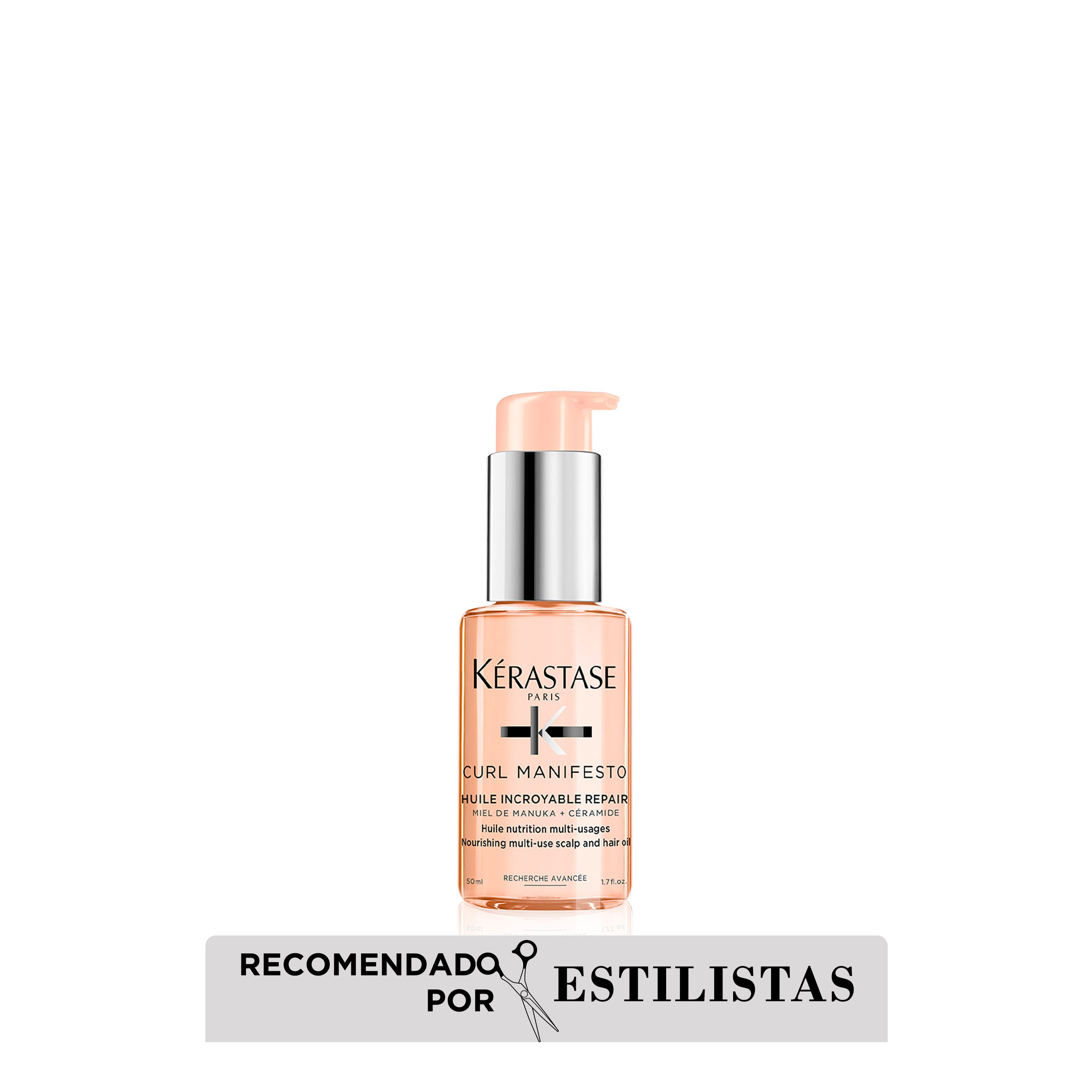 Aceite Kérastase Curl Manifesto Huile Sublime reparación crespos 50ml