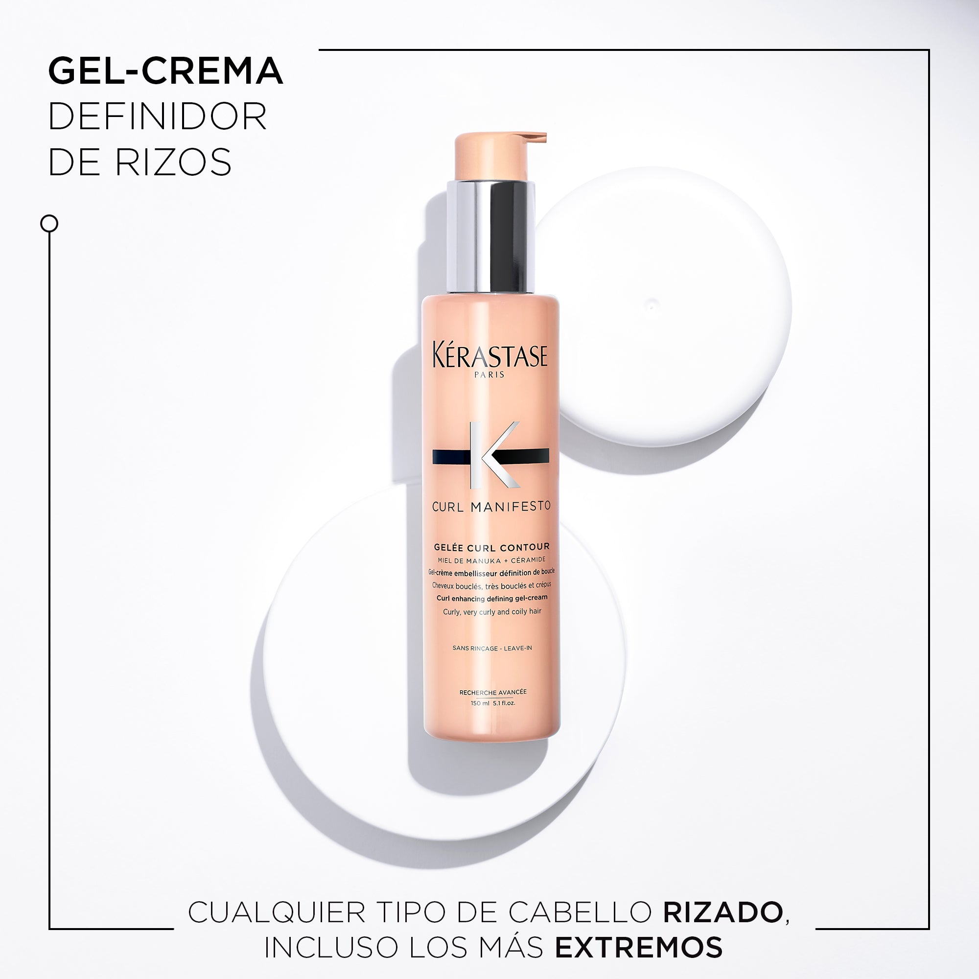 Gel Kérastase Curl Manifesto Contour rizos y crespos definidos 150ml