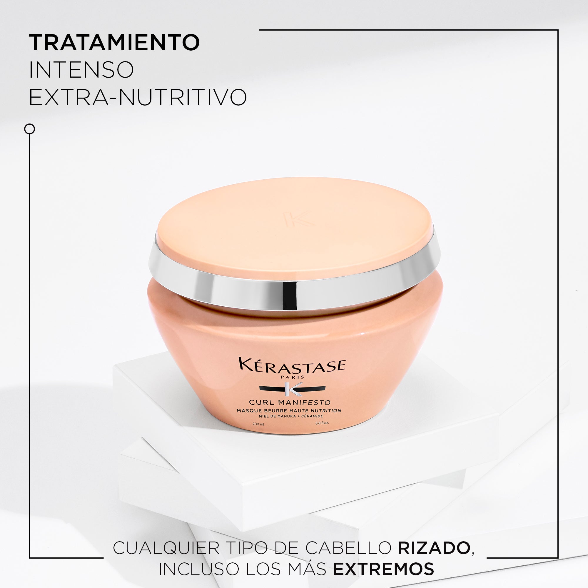 Mascarilla Kérastase Curl Manifesto Beurre nutrición cabello crespo 200ml