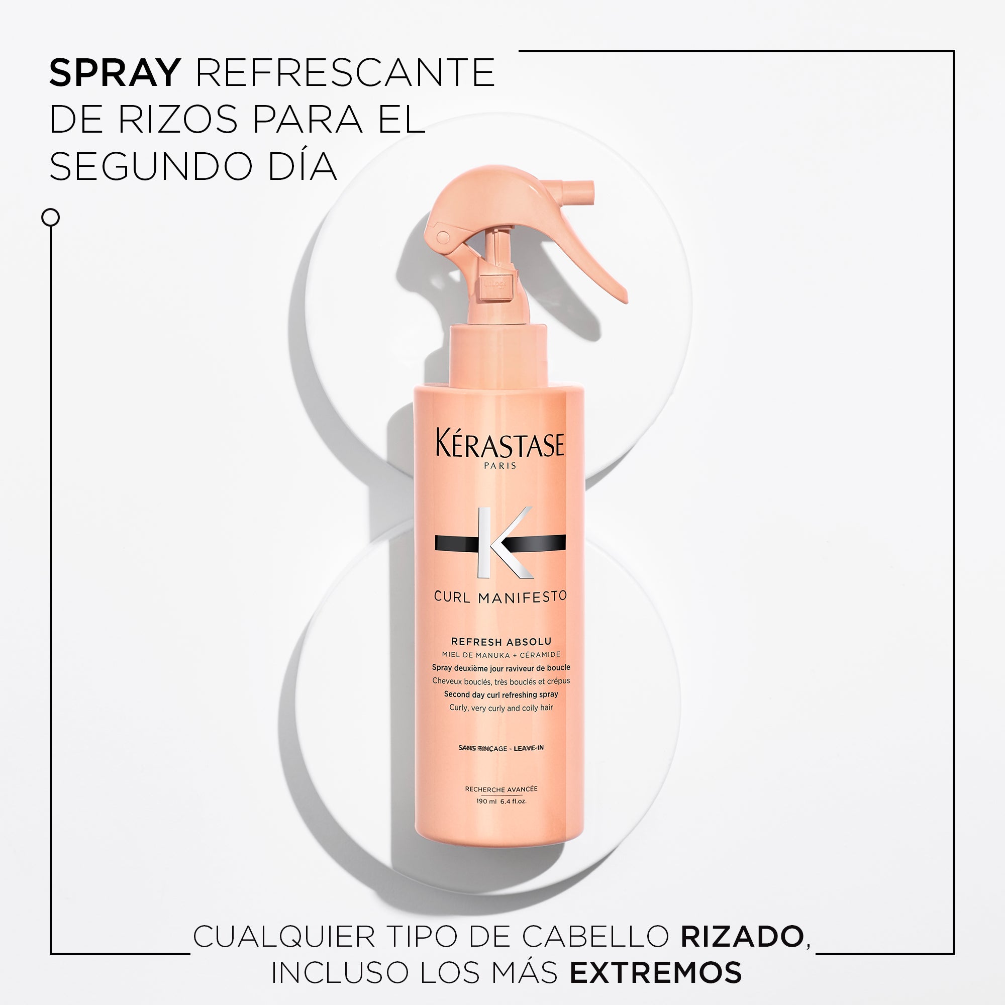 Spray Kérastase Curl Manifesto Refresh crespos definidos 190ml