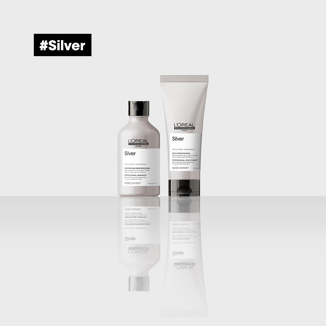 Shampoo Silver cuidado del cabello blanco Loreal professionnel 300ml