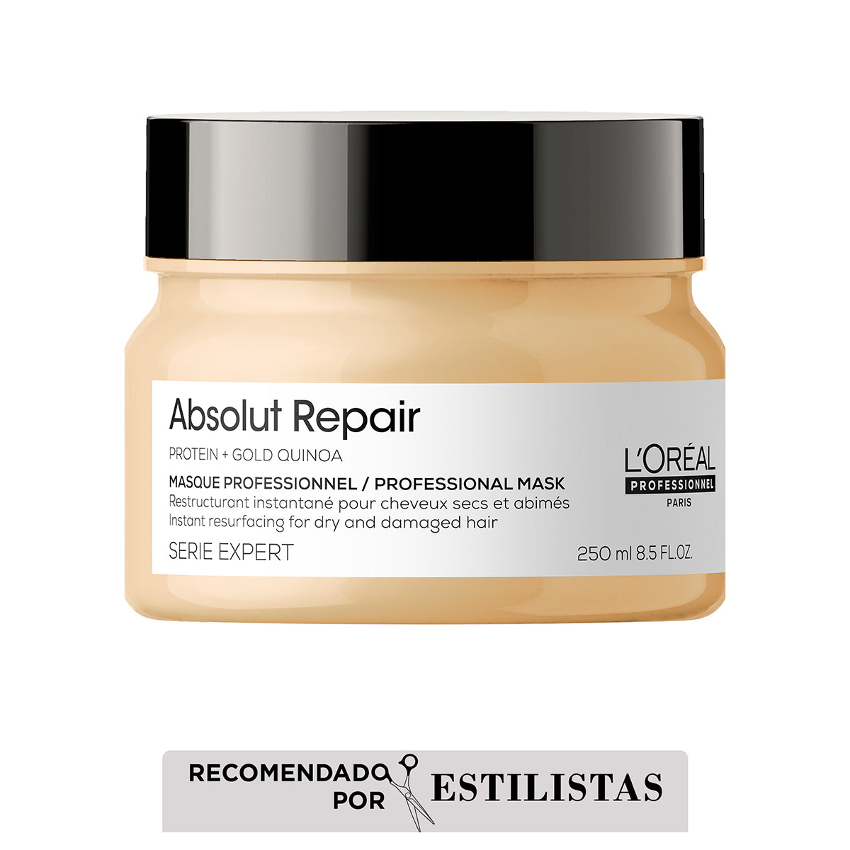 Mascarilla Absolut Repair reparación cabello dañado Loreal professionnel 250ml