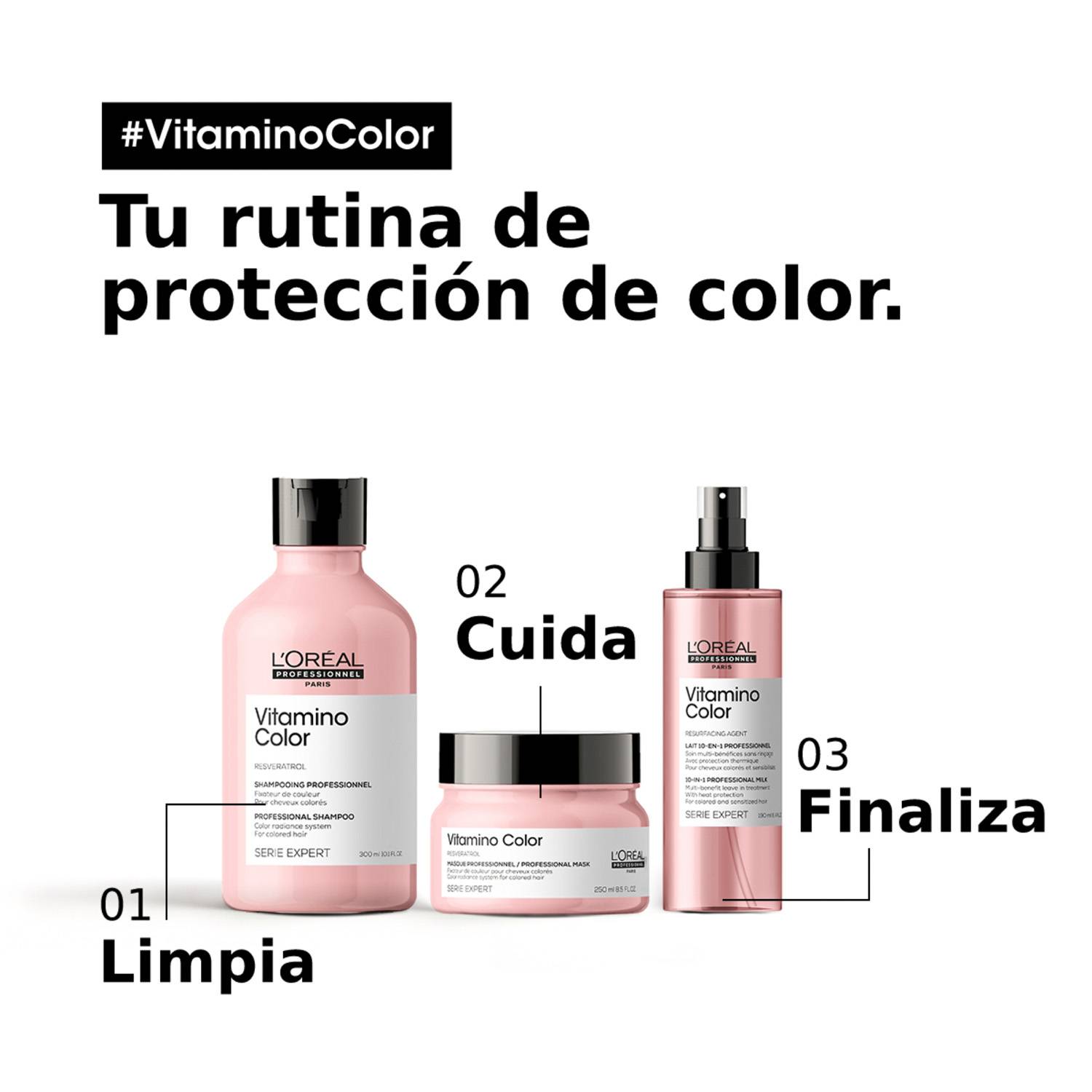 Vitamino Color Lait Spray 10 IN 1 L'Oréal Professionnel 190 ML