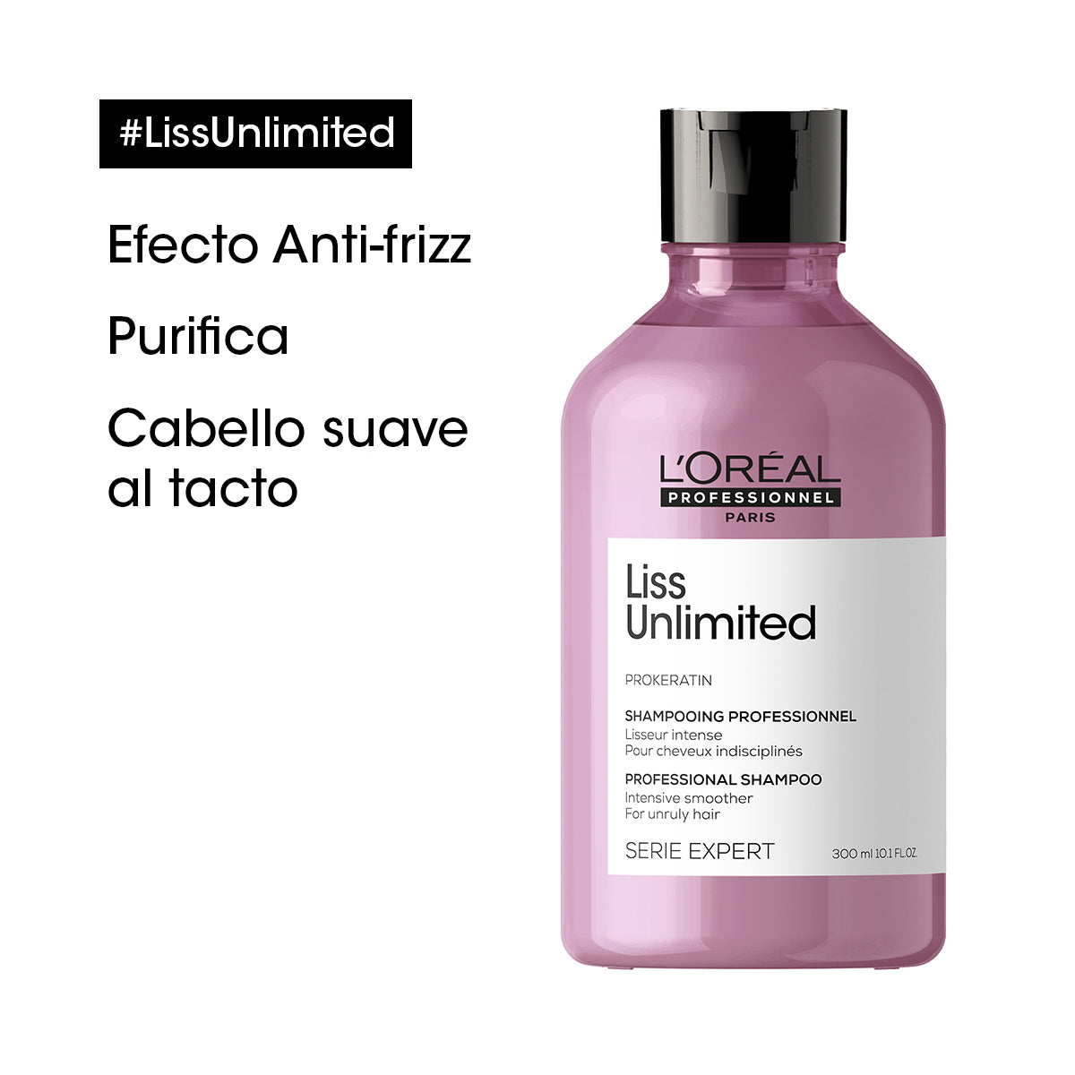 Shampoo Liss Unlimited anti frizz Loreal professionnel 300ml