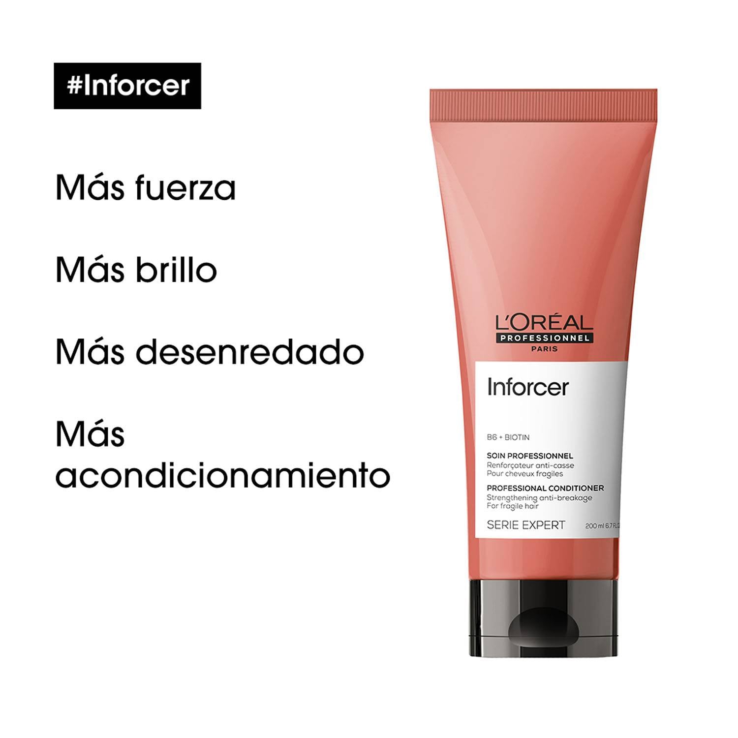 Acondicionador Inforcer fortalece el cabello Loreal professionnel 200ml