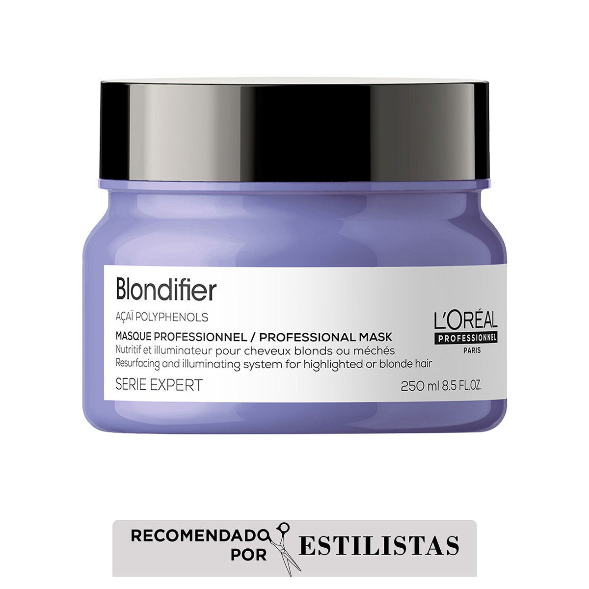 Mascarilla Blondifier nutrición y cuidado del rubio L'Oréal Professionnel 250ml