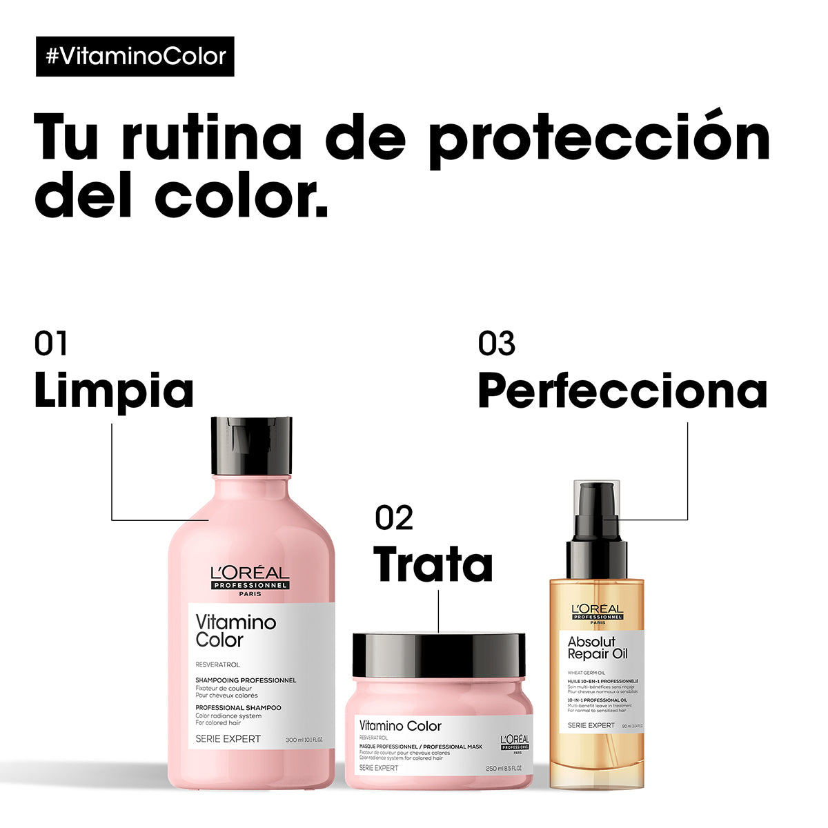 Mascarilla Vitamino Color protección color L'Oréal Professionnel 250ml