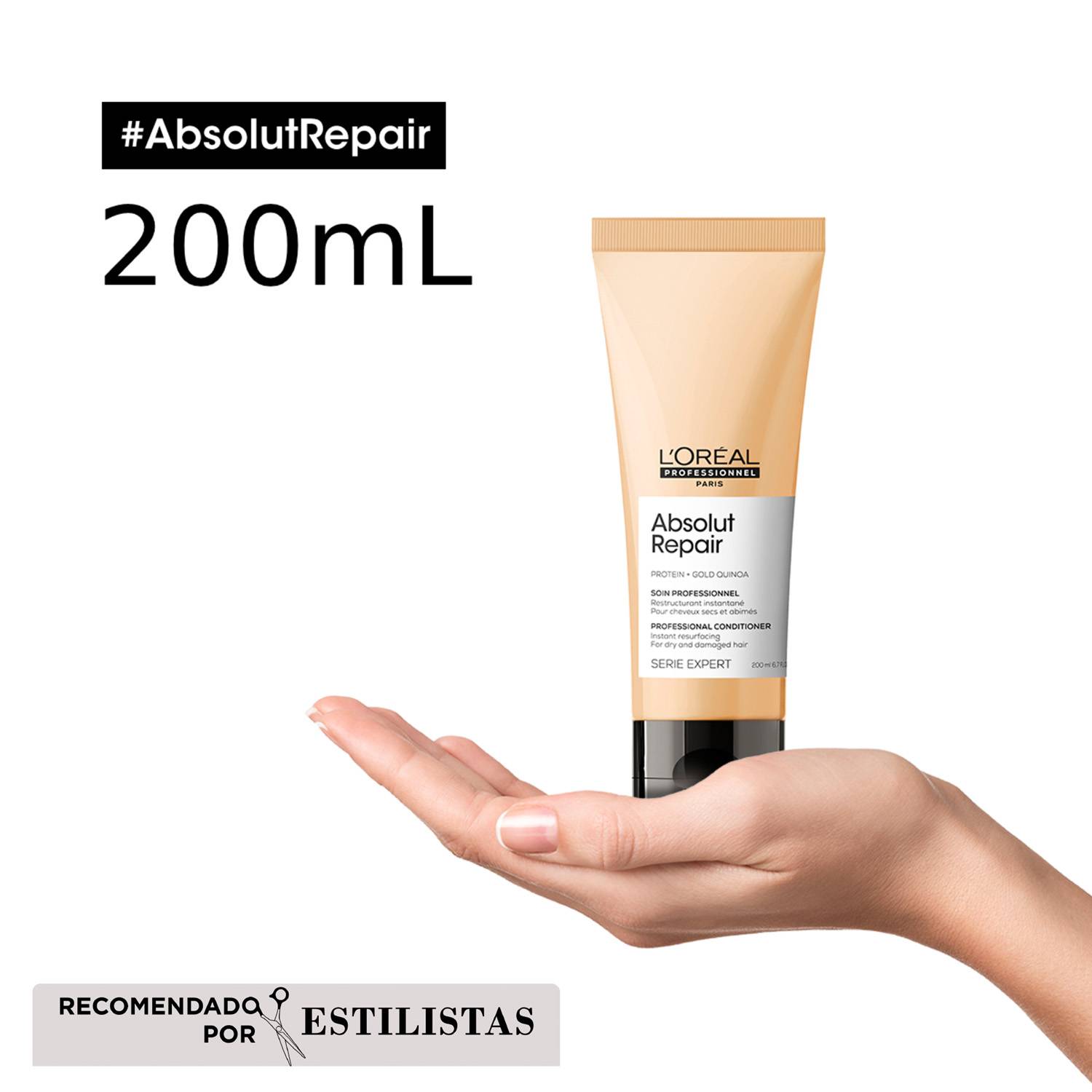 Acondicionador Absolut Repair reparación cabello dañado L'Oréal Professionnel 200ml