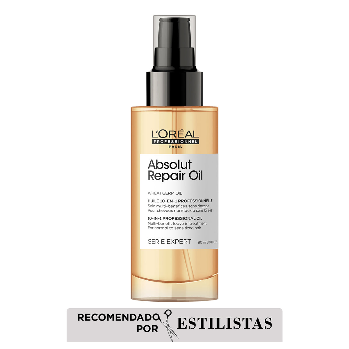 Aceite Absolut Repair 10 en 1 cabello dañado L'Oréal Professionnel 90ml