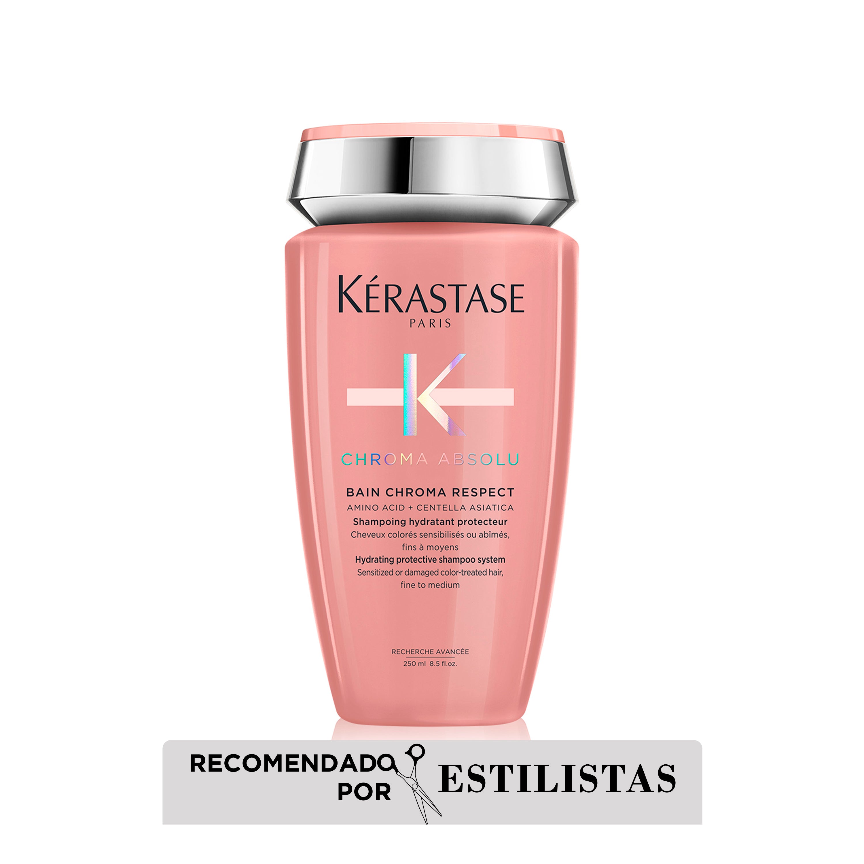 Shampoo Kérastase Chroma Absolu Respect hidratación cabello con color 250ml