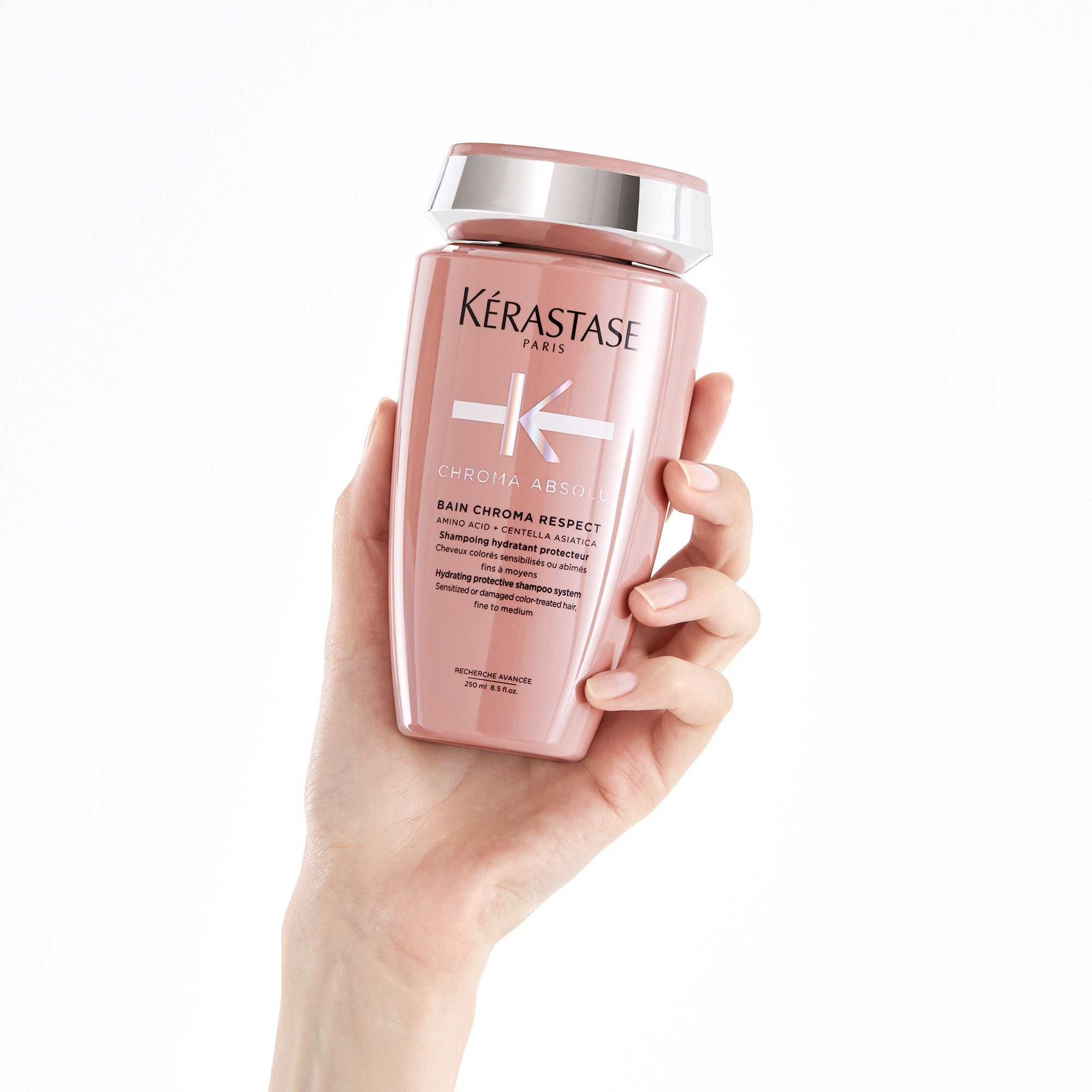 Shampoo Kérastase Chroma Absolu Respect hidratación cabello con color 250ml