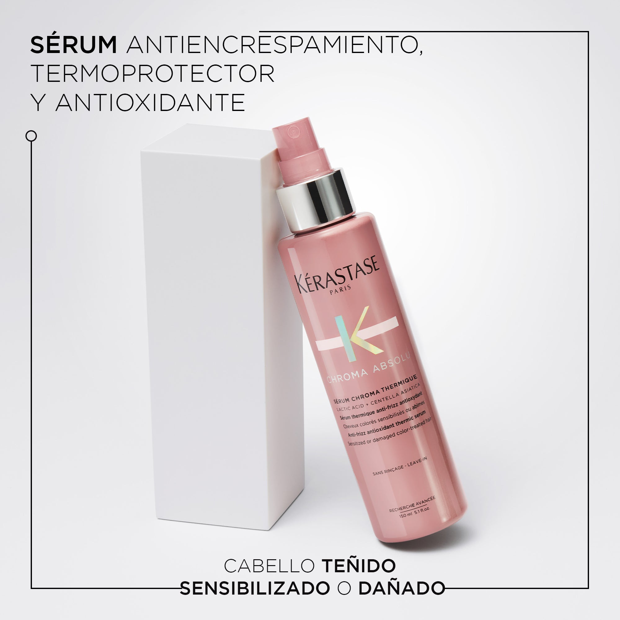 Sérum Kérastase Chroma Absolu Thermique anti frizz ciuda color 150ml