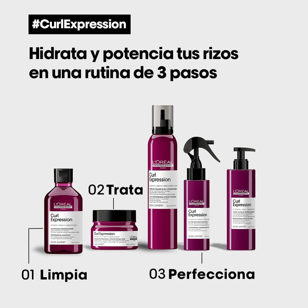 Shampoo curl expression cuidado cabello rizado Loreal Professionnel 300ml