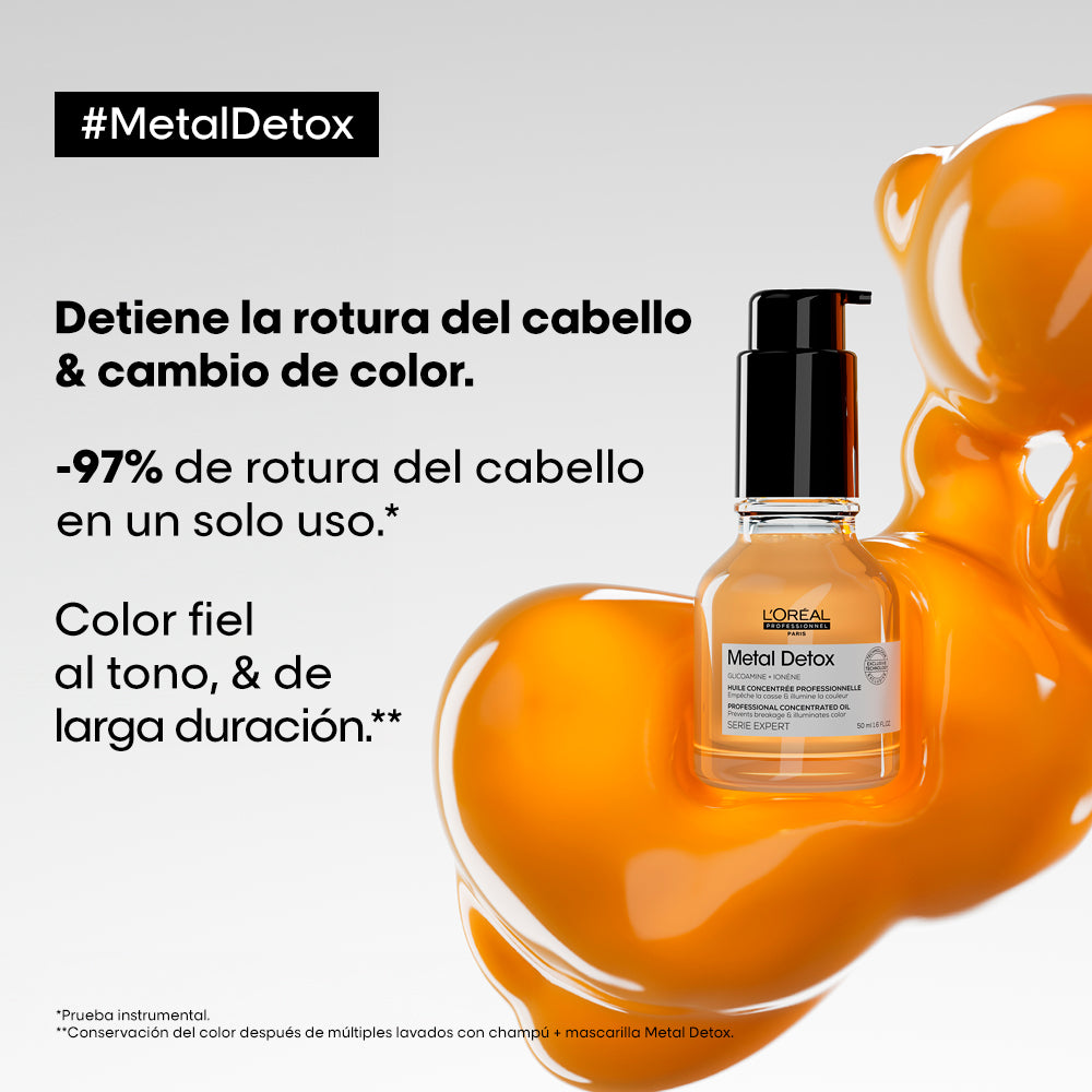 Aceite concentrado Metal Detox L'Oréal Professionnel 50ml