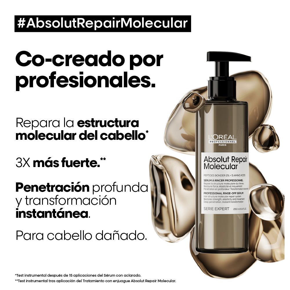 Tratamiendo molecular reparador Absolut Repair Molecular Loreal professionnel 250 ml