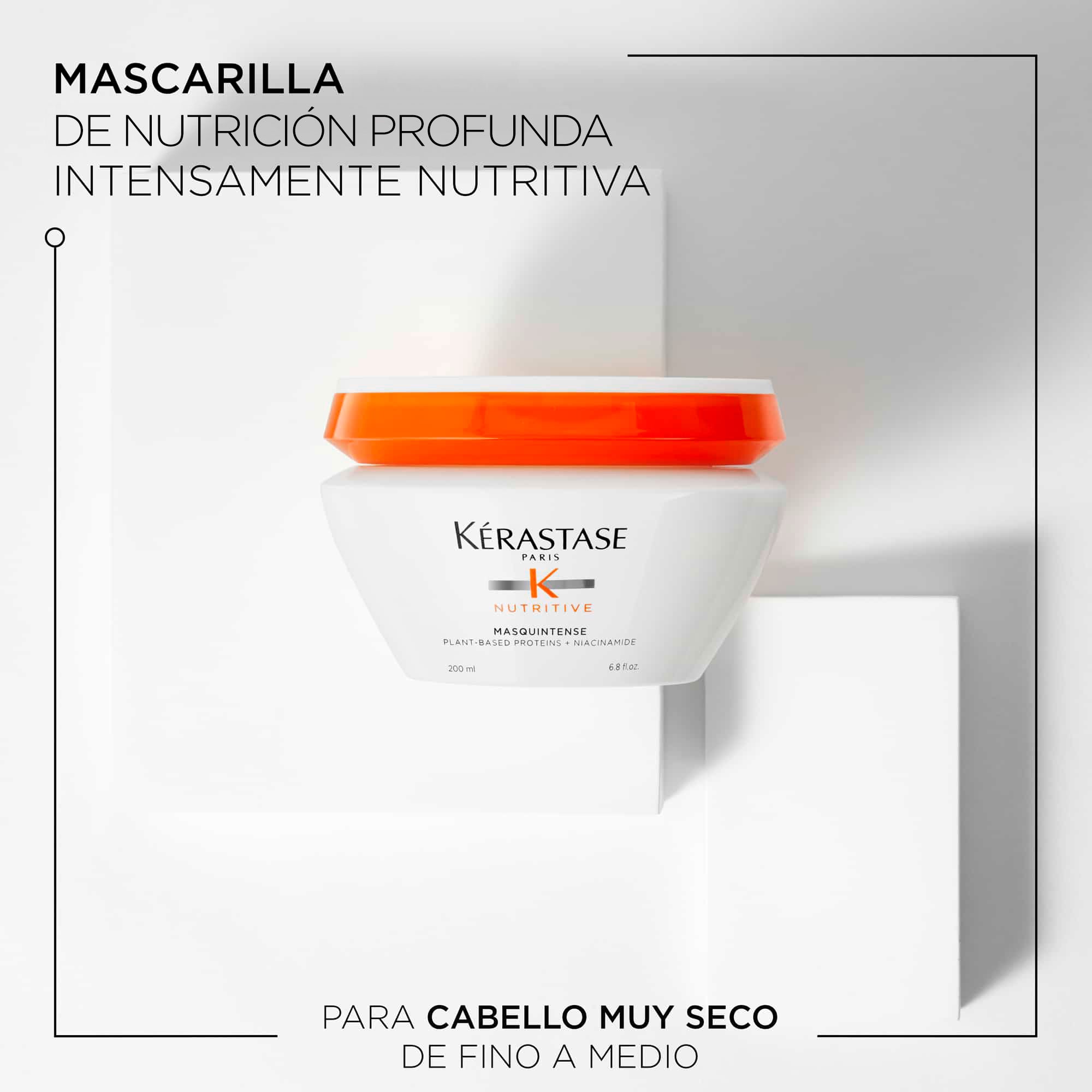 Mascarilla Kérastase Nutritive Masquintense nutrición intensa para cabello seco 200ml