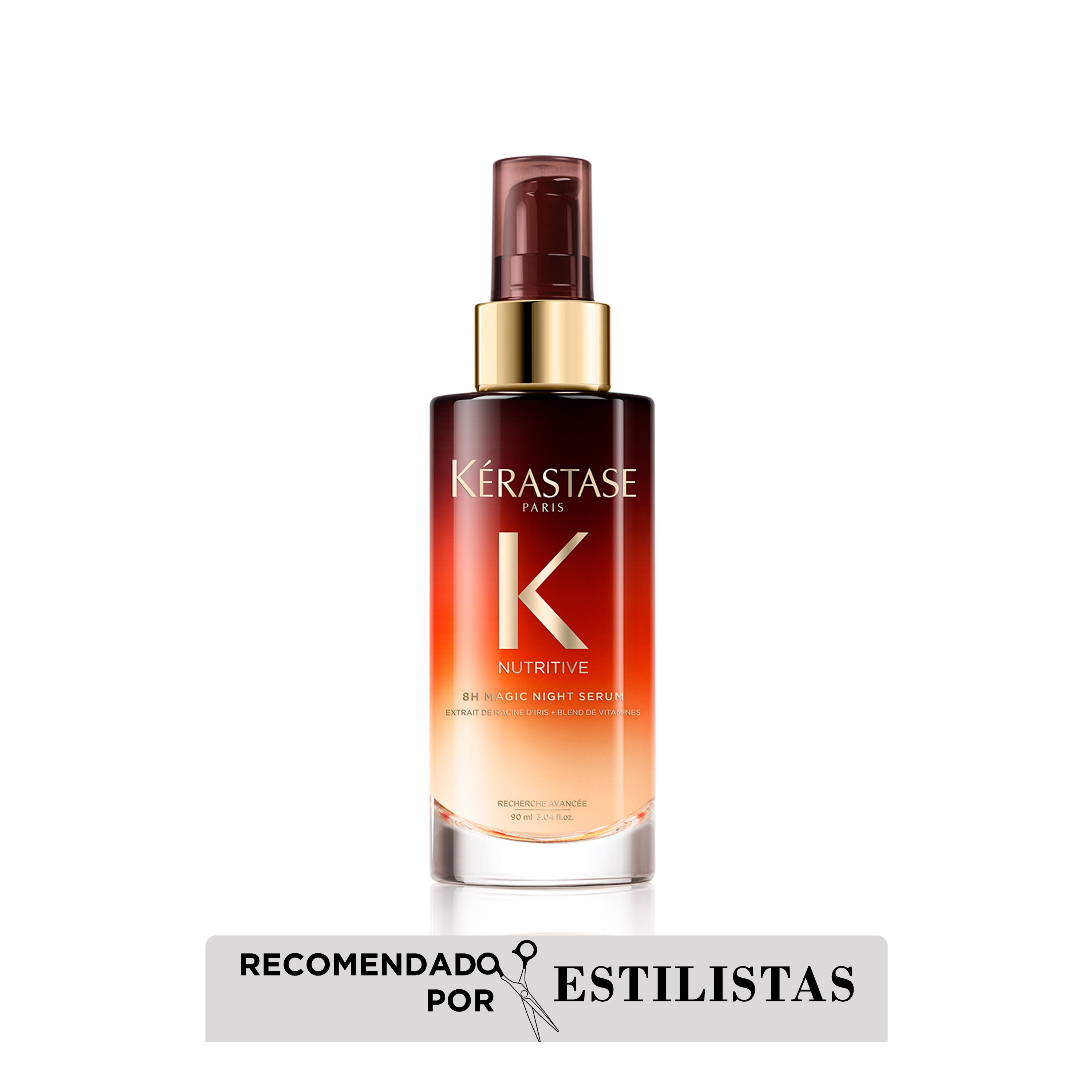 Sérum Kérastase Nutritive 8H Magic Night nutrición nocturna para cabello seco 90ml