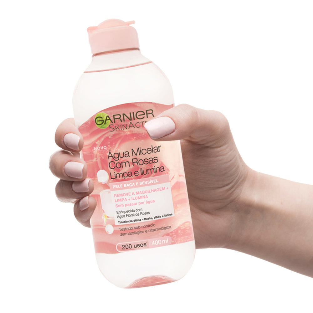 Skinactive Agua micelar de rosas 400 ml.