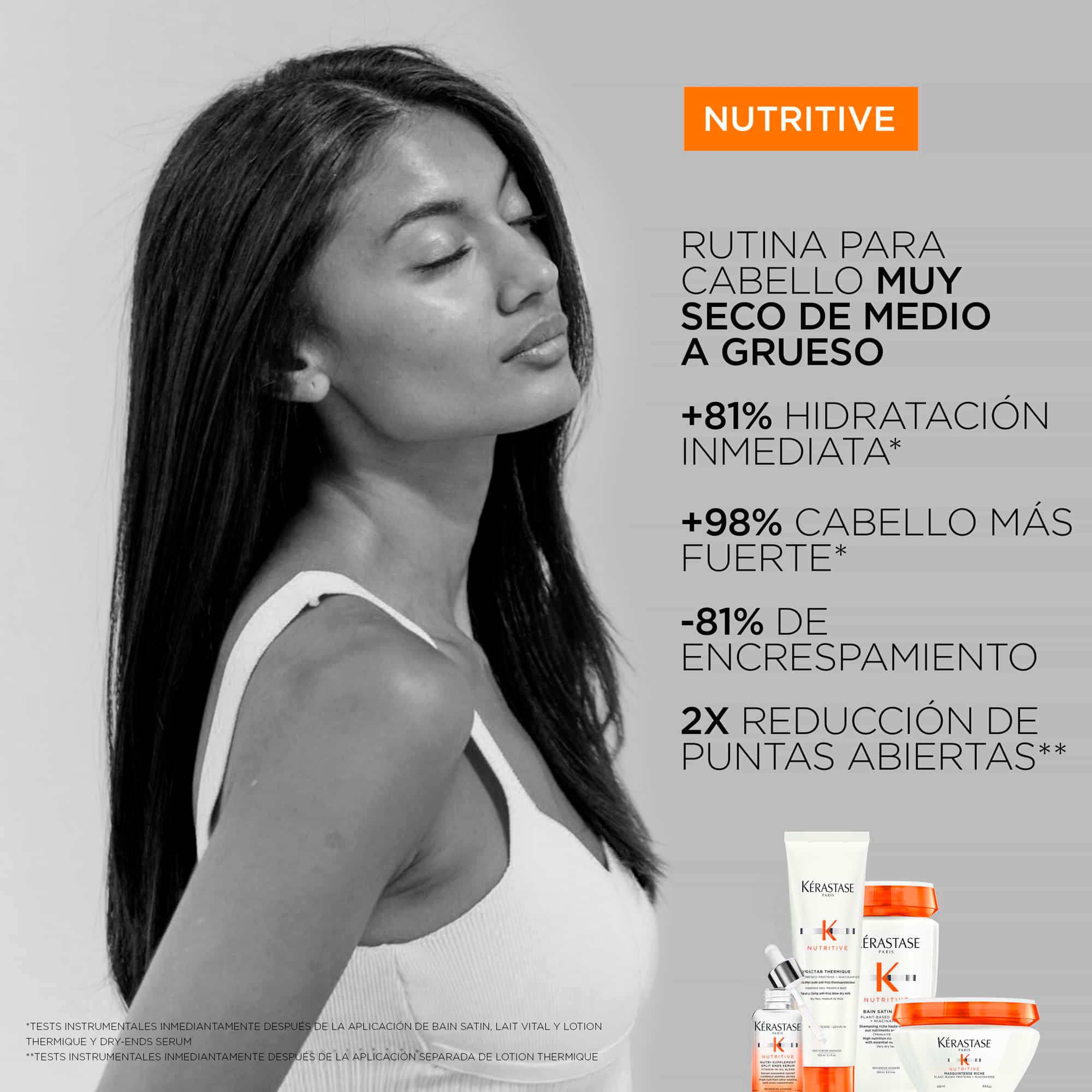 Mascarilla Kérastase Nutritive Masquintense Riche para cabello muy seco 200ml