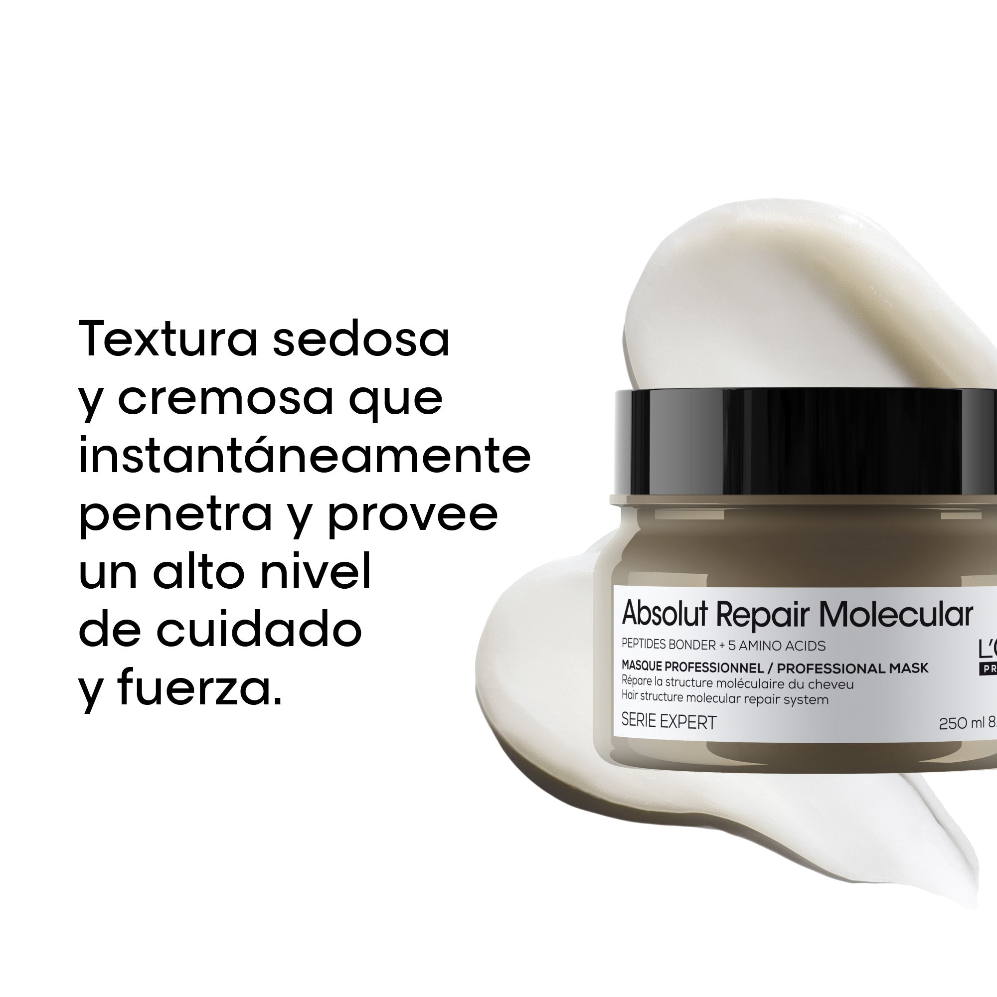 Mascarilla Absolut Repair Molecular reparación cabello dañado L'Oréal Professionnel 250ml