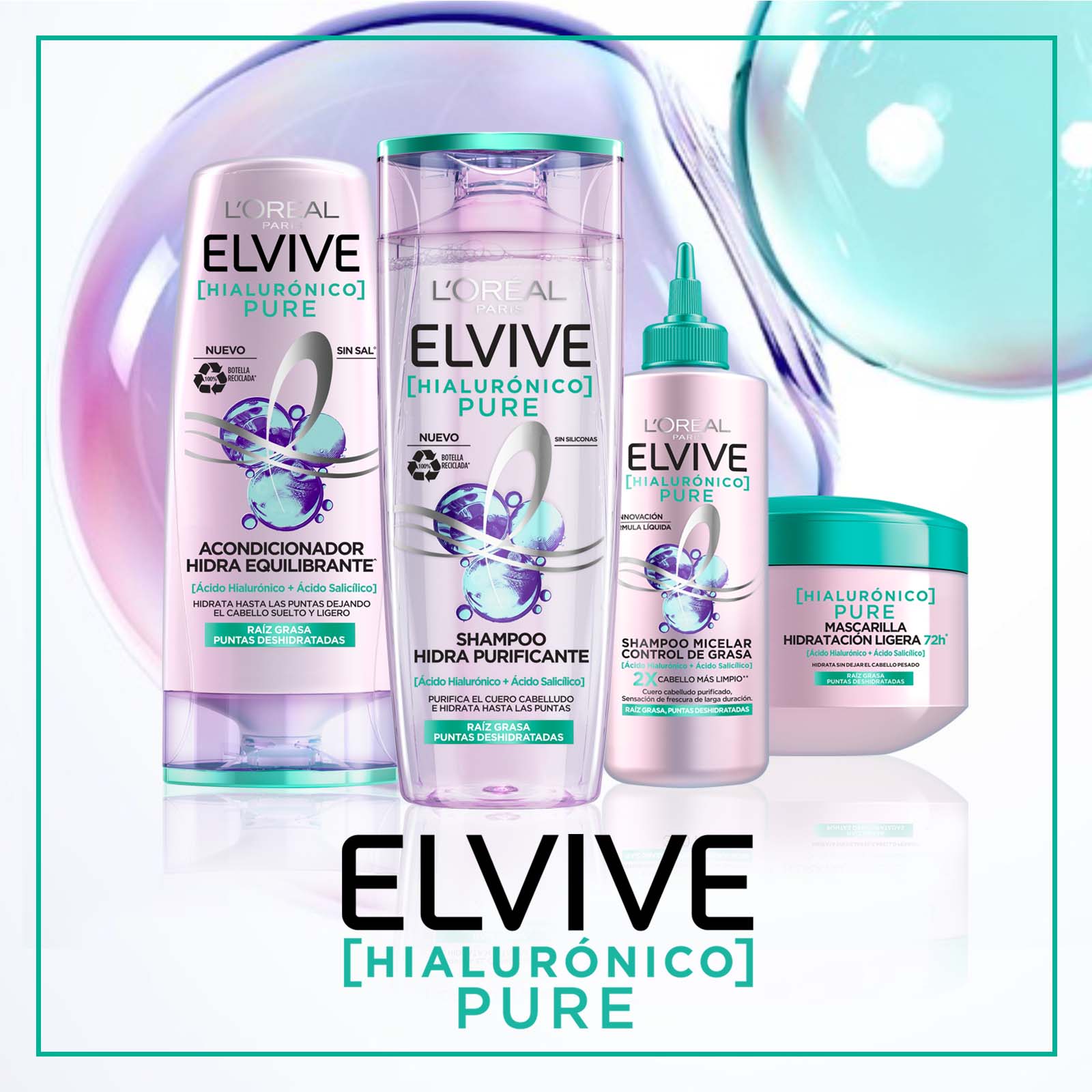 Elvive Ha Pure Micellar Shampoo 300ml