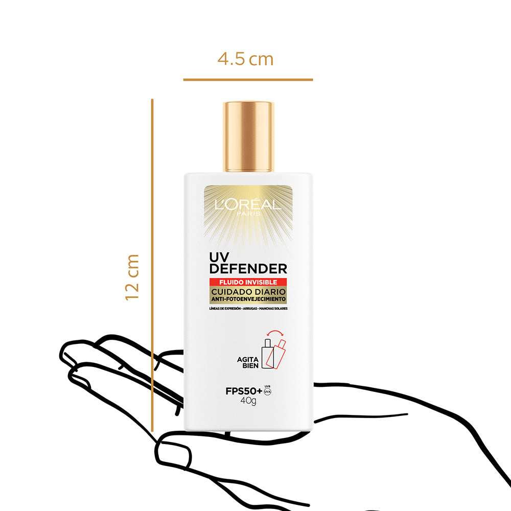 L'oreal Paris UV Defender Fluido FPS+50 - 40G