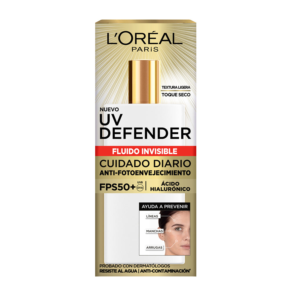 L'oreal Paris UV Defender Fluido FPS+50 - 40G