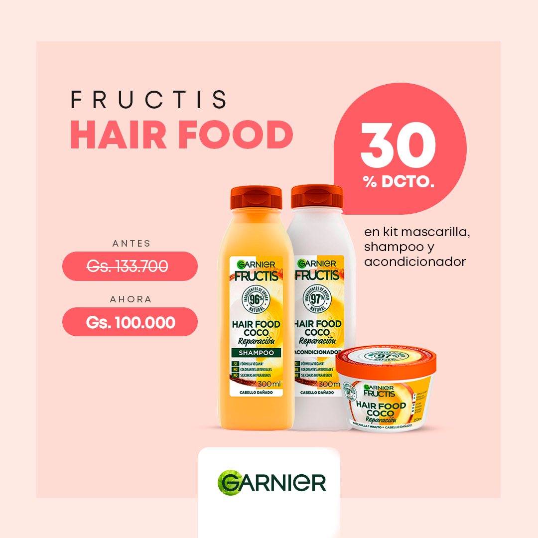 Kit Fructis Hair food Coco.