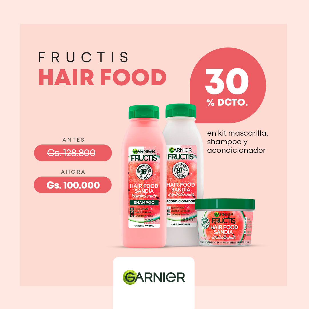 Kit Fructis Hair food Sandía