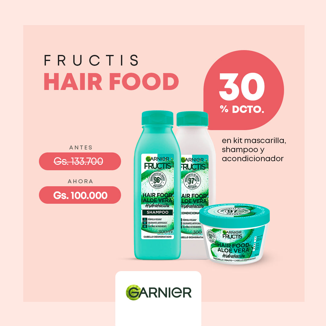 Kit Fructis Hair food Aloe Vera.