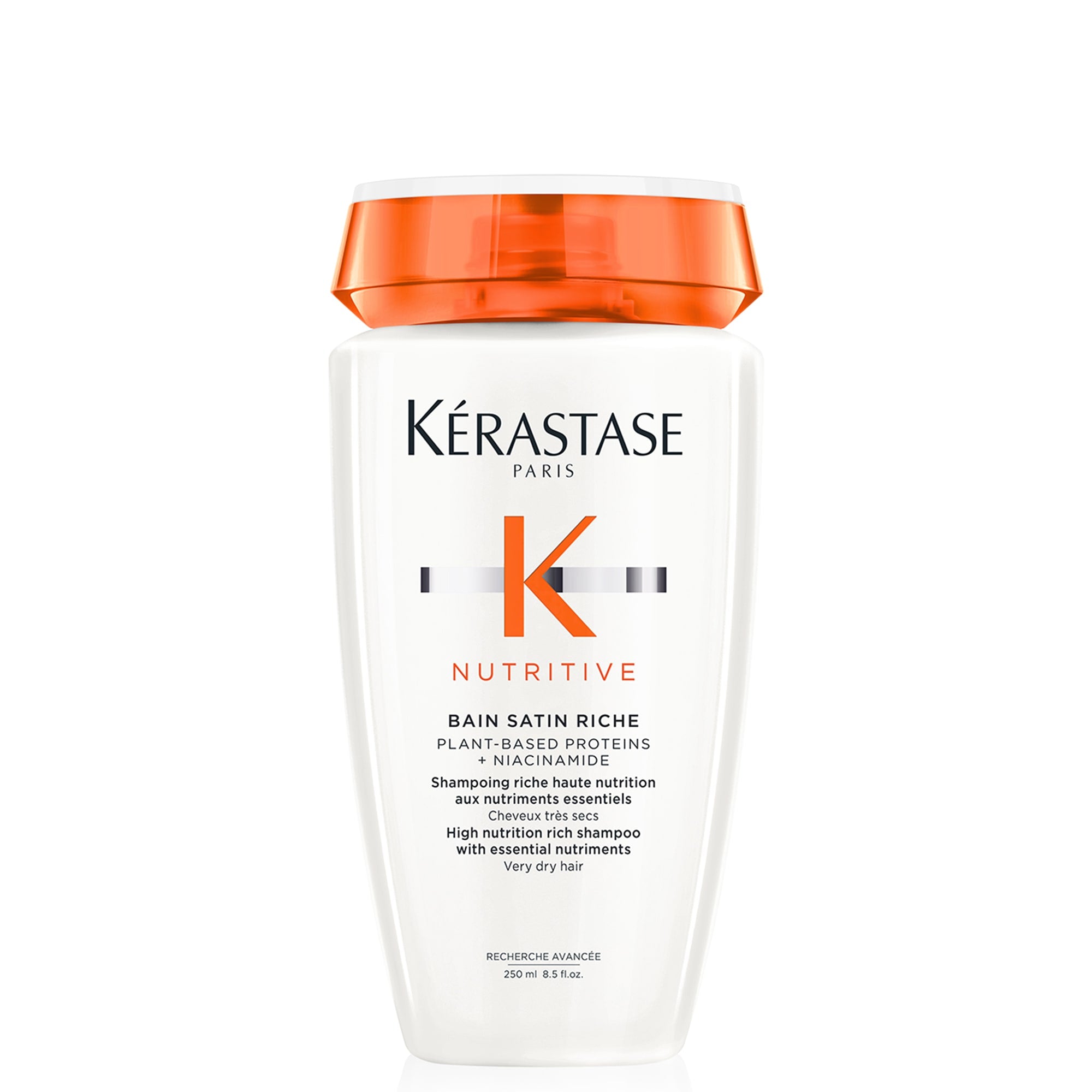 Shampoo Bain Satin Riche Kérastase Nutritive Nutrición Intensa Del Cabello 250ml