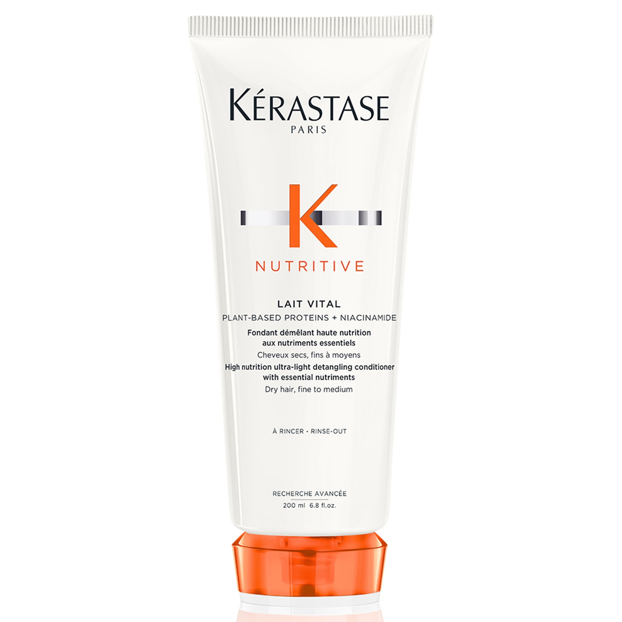 Acondicionador Nutritive Kérastase Lait Vital Desenredante para Cabello Seco 200ml