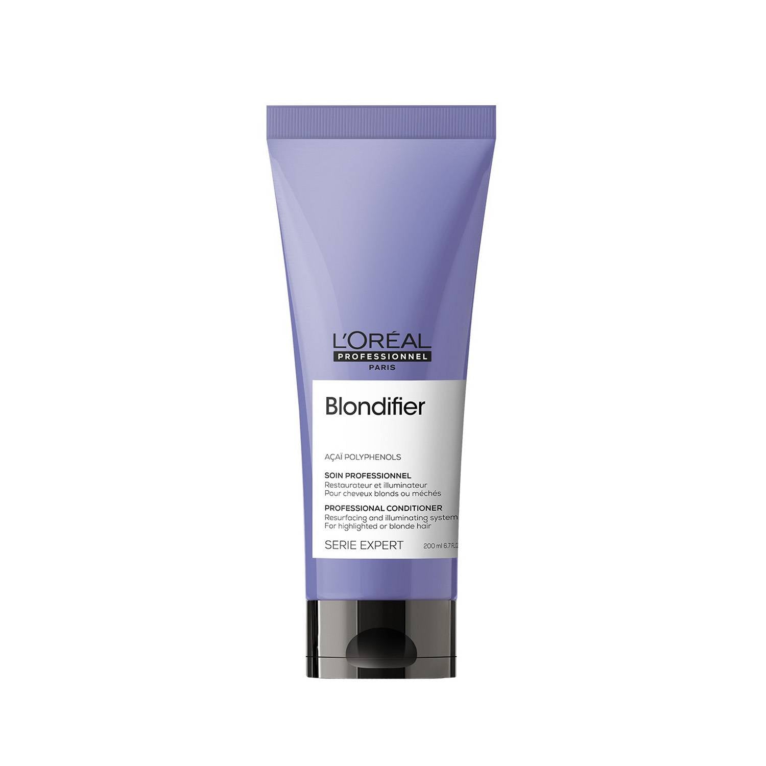 Acondicionador Blondifier brillo para cabello rubio L'Oréal Professionnel 200ml