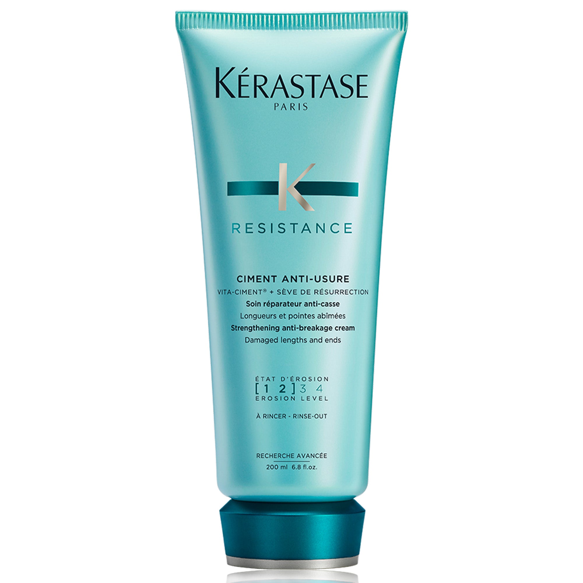 Acondicionador Kérastase Résistance Ciment Anti-Usure reconstruye cabello dañado 200ml