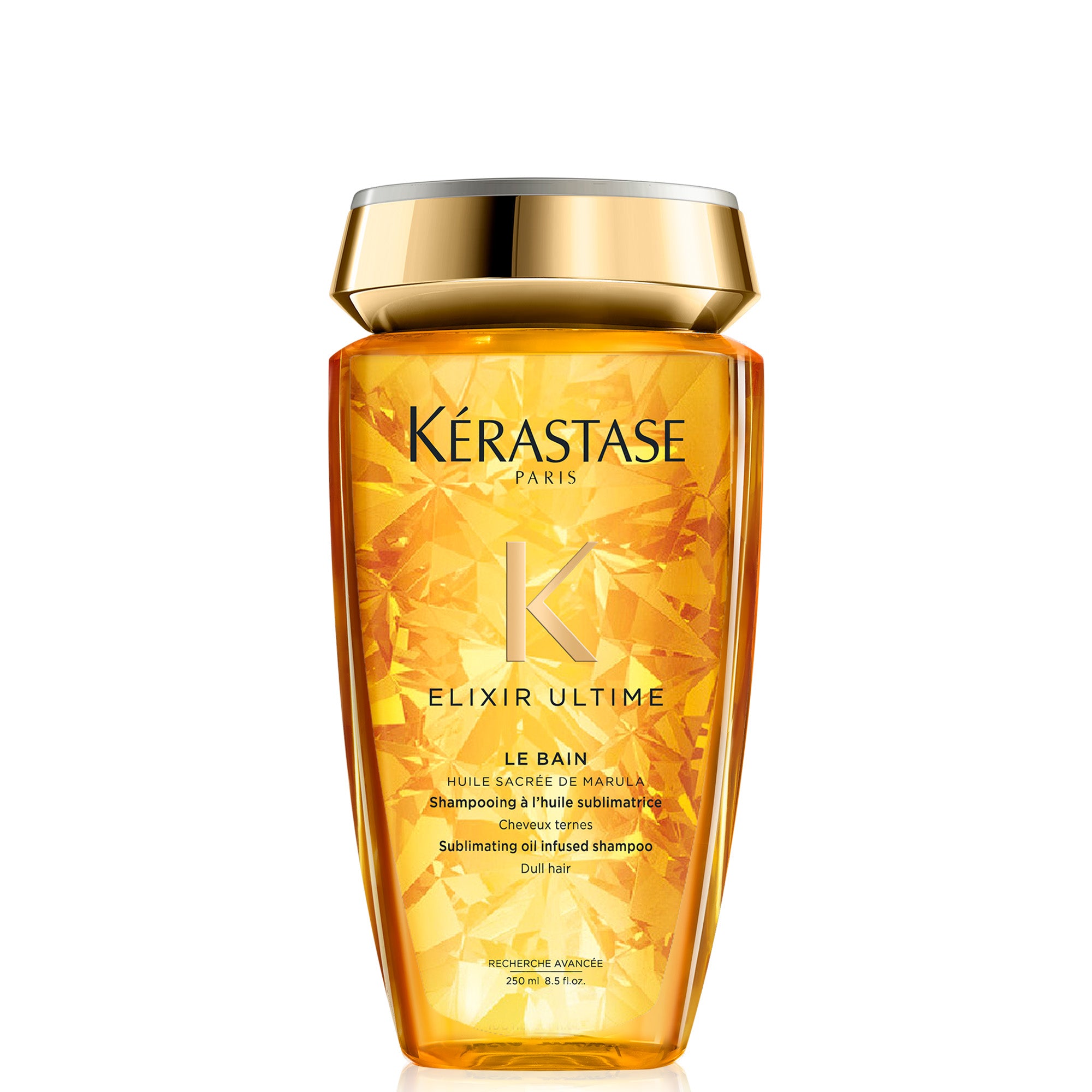 Shampoo Kérastase Elixir Ultime aporta brillo a cabello opaco 250ml